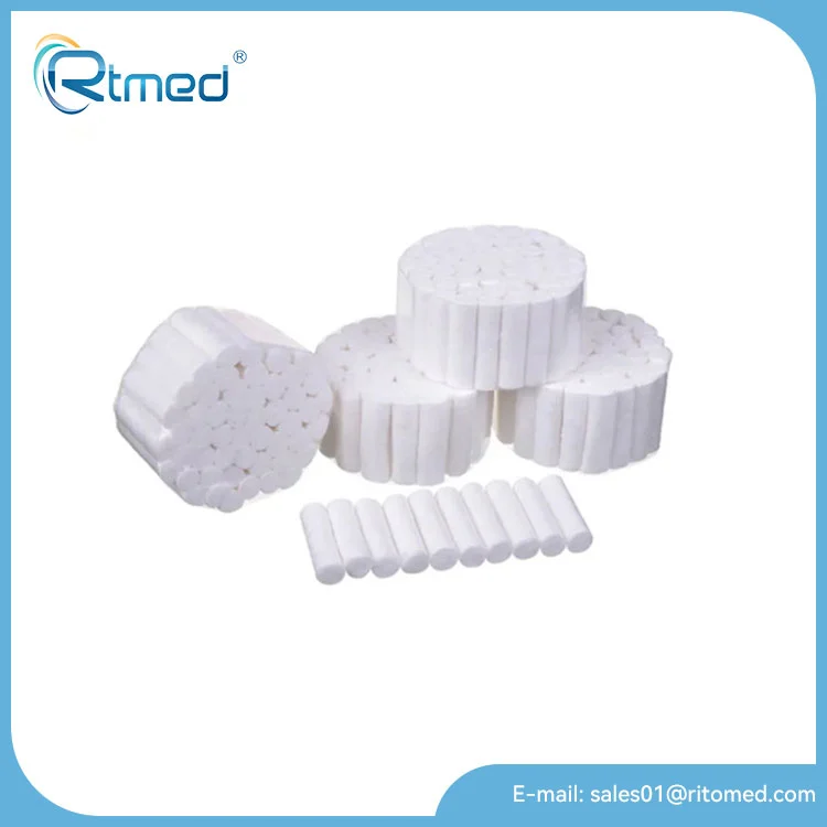 Rolo de algodão dental
