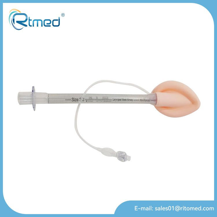 Máscara laríngea de silicone reforçada