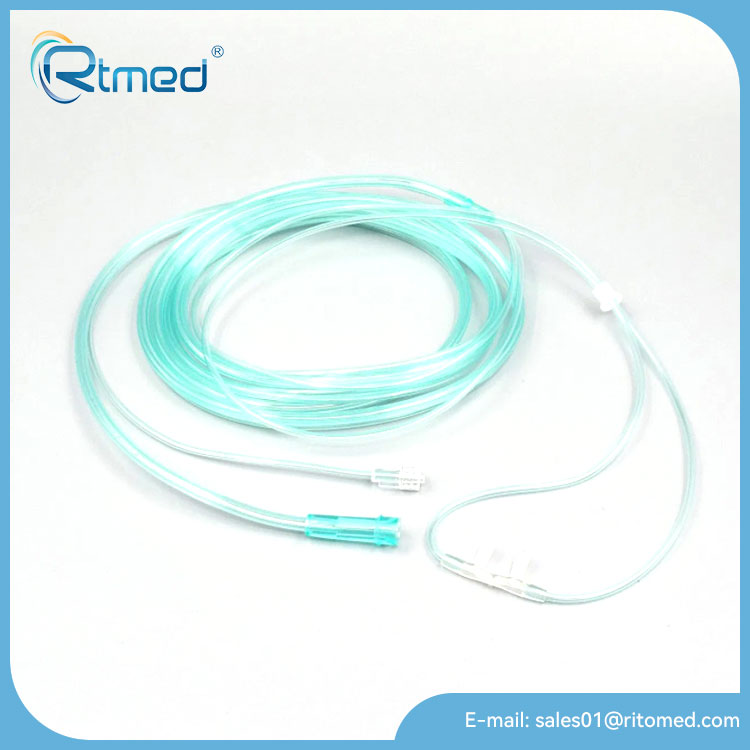 Cânula de oxigênio nasal com ponta macia